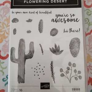 Stampin' Up Flowering Desert